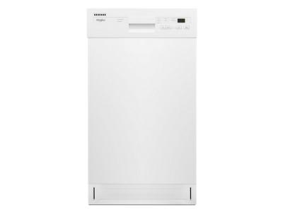 18" Whirlpool Small-Space Compact Dishwasher with Stainless Steel Tub - WDF518SAHW