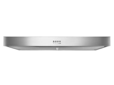 24" Whirlpool Range Hood with Dishwasher-Safe Full-Width Grease Filters - WVU37UC4FS