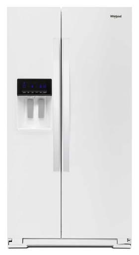 36" Whirlpool 21 Cu. Ft. Wide Counter Depth Side-by-Side Refrigerator - WRS571CIHB