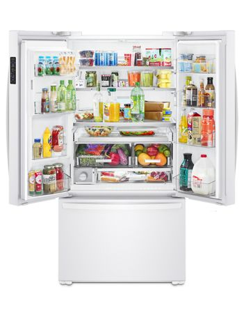 36" Whirlpool  Wide Counter Depth French Door Refrigerator - 24 cu. ft. - WRF954CIHW