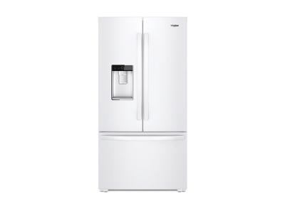 36" Whirlpool  Wide Counter Depth French Door Refrigerator - 24 cu. ft. - WRF954CIHW