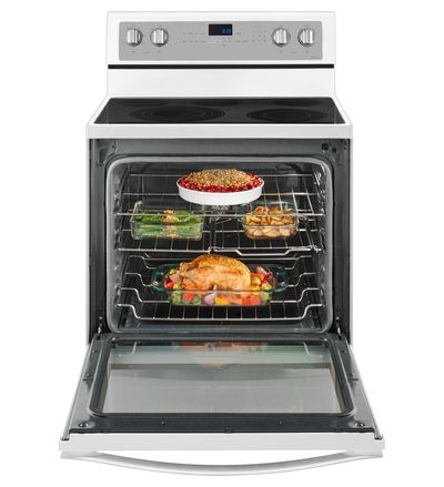 30" Whirlpool 6.4 Cu. Ft. Freestanding Electric Range With True Convection - YWFE745H0FH