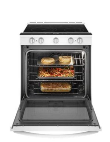 30" Whirlpool 5.8 Cu. Ft. Smart Contemporary Handle Slide-in Gas Range with EZ-2-Lift Hinged Cast-iron Grates - WEGA25H0HZ