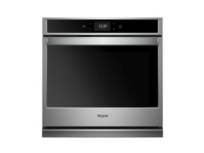 27" Whirlpool 4.3 Cu. Ft. Smart Single Wall Oven With True Convection Cooking - WOS72EC7HS