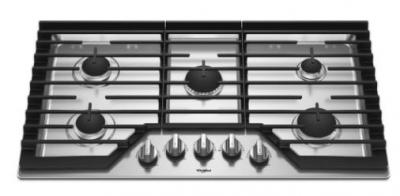 36" Whirlpool Cooktop With Griddle - WCG97US6HS