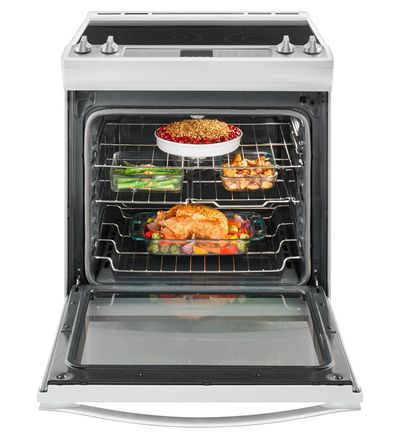 30" Whirlpool 6.4 Cu. Ft. Slide-In Electric Range With True Convection - YWEE745H0FS