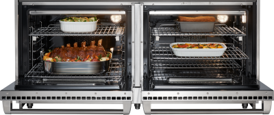 60" Wolf Gas Range - 6 Burners, Infrared Charbroiler and Infrared Griddle - GR606CG-LP