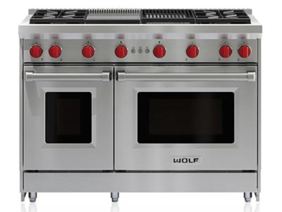 48" Wolf Pro-Style Freestanding Gas Range - GR484CG