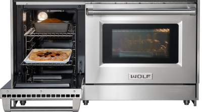 48" Wolf Gas Range - 4 Burners and Infrared Dual Griddle - GR484DG