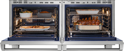 60" Wolf Dual Fuel Range  4 Burners, Infrared Charbroiler and French Top - DF604CF