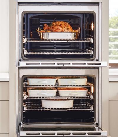 30" Wolf M Series Contemporary Stainless Steel Built-In Double Oven - DO30CM/S