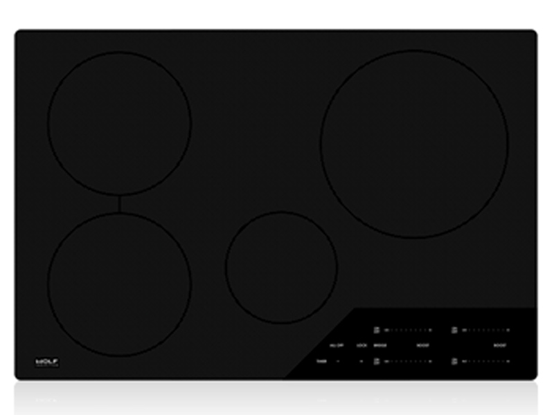 Wolf 30-inch Built-In Induction Cooktop CI304C/B