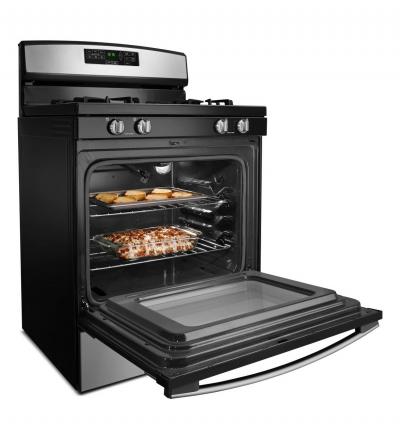 30" Amana 5.0 Cu. Ft. Gas Range With Self-Clean Option - AGR6603SFS