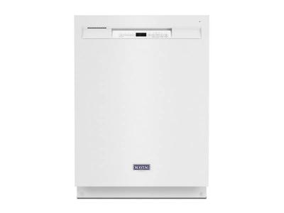 24" Maytag Built-In Undercounter Dishwasher in White - MDB4949SKW