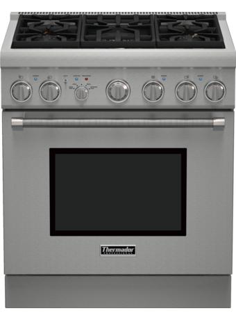 30" Thermador Professional Series Pro Harmony Standard Depth All Gas Range - PRG305PH