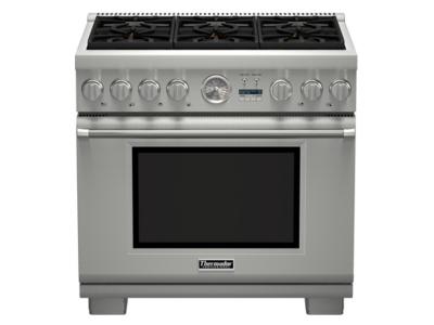 36" Thermador Professional Series Pro Grand Commercial Depth Dual Fuel Range - PRD366JGC