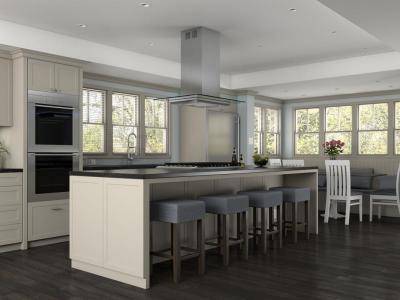 42" Zephyr Core Series Verona Island Mount Hood Stainless Steel With Glass Canopy- ZVNE42AG