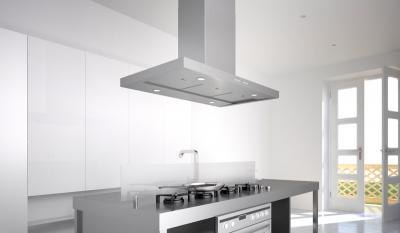 48" Faber Bella Collection Island Hood - BELAIS48SS600