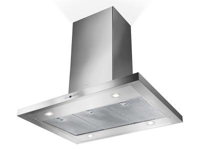 48" Faber Bella Collection Island Hood - BELAIS48SS600