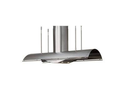 54" Zephyr Trapeze Island Mount Chimney Pro Range Hood - CTPE54BSX