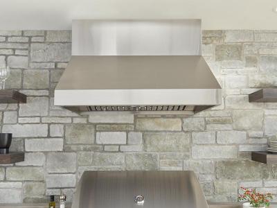 54" Zephyr Pro Series Cypress Outdoor Wall Mount Ducted Hood - AK7854BS