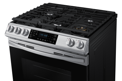 30" Samsung 6.0 Cu. Ft. Gas Range With True Convection And Air Fry In Stainless Steel - NX60T8511SS