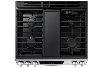 30" Samsung 6.0 Cu. Ft. Gas Range With Fan Convection In Stainless Steel - NX60T8311SS