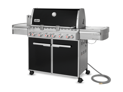 74" Weber Summit Series 6 Burner Natural Gas Grill With Built-In Thermometer - Summit E-670 NG