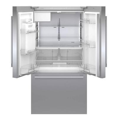 36" Bosch 20.8 Cu. Ft. French Door Refrigerator Thru Door Ice Dispenser - B36CD50SNS