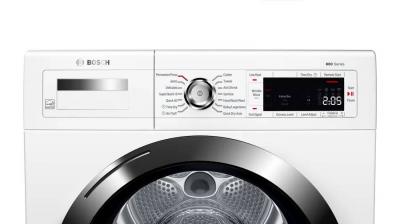 24" Bosch  800 Series Electric Dryer - WTG865H3UC