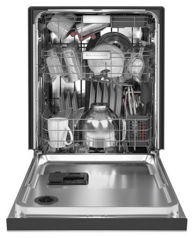 24" KitchenAid 44 dBA Dishwasher in PrintShield Finish with FreeFlex Third Rack - KDFM404KPS