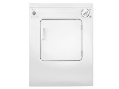 24" Whirlpool 3.4 Cu. Ft. Compact Top Load Dryer With Flexible Installation - LDR3822PQ
