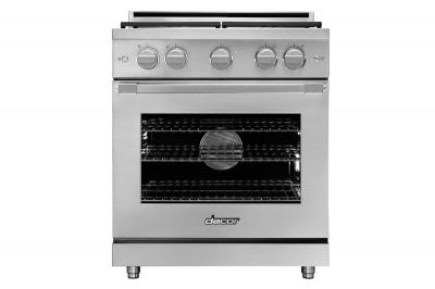 30" Dacor Professional Gas Range with 4 Sealed Burners, 5.2 Cu. Ft. Capacity Oven  - HGR30PSLP
