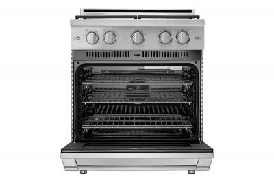 30" Dacor Professional Gas Range with 4 Sealed Burners, 5.2 Cu. Ft. Capacity Oven  - HGR30PSLP