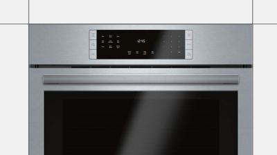30" Bosch 4.6 Cu. Ft. 800 Series Single Wall Oven Stainless steel - HBL8453UC