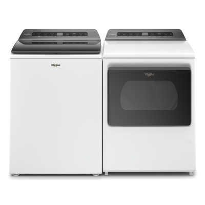 27" Whirlpool 7.4 Cu. Ft. Smart Top Load Gas Dryer - WGD6120HW