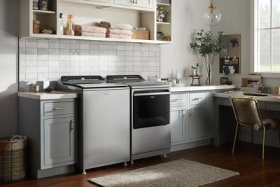 27" Whirlpool 7.4 Cu. Ft. Smart Top Load Gas Dryer - WGD7120HC