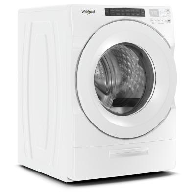 27" Whirlpool 5.2 Cu. Ft. I.E.C. Closet Depth Front Load Washer - WFW5620HW