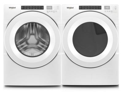 27" Whirlpool Closet Depth Front Load Washer And Front Load Heat Pump Dryer - WFW560CHW-YWHD560CHW