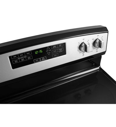 30" Amana Electric Range with Self-Clean Option - YAER6603SFS