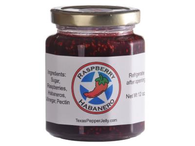 Texas Pepper Jelly 12 Oz Raspberry Habanero Pepper Jelly - Raspberry Habanero Jelly