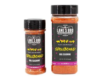 Lane's BBQ Spellbound Rub for Chicken Wings, Baby Back Ribs & Pork Butts - Available in 4.6oz for $11.99 & 16oz for $32.99