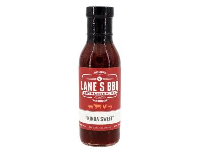 Lane's BBQ 13.5 Oz Kinda Sweet Sauce - KINDA SWEET SAUCE