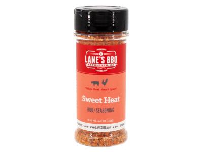 Lane's BBQ 4 Oz Sweet Heat Rub - SWEET HEAT RUB Available in 4.0oz for $11.99 & 14.25oz for $32.99