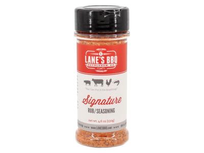 Lane's BBQ 4.6 Oz Sugar Free Signature Rub - SIGNATURE RUB Available in 4.6oz for $11.99 & 16oz for $32.99