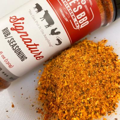 Lane's BBQ 4.6 Oz Sugar Free Signature Rub - SIGNATURE RUB Available in 4.6oz for $11.99 & 16oz for $32.99