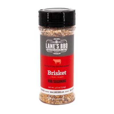 Lane's BBQ Brisket Rub for Brisket, Burgers, Steak, Roasted Potatoes - Available in 4.6oz for $11.99 & 16oz for $32.99