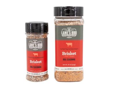 Lane's BBQ Brisket Rub for Brisket, Burgers, Steak, Roasted Potatoes - Available in 4.6oz for $11.99 & 16oz for $32.99