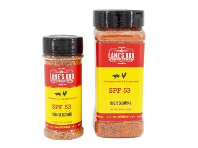 Lane's BBQ  Spicy Spf 53 Rub - SPF 53 RUB Available in 4.6oz for $11.99 & 16oz for $32.99