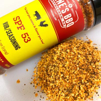 Lane's BBQ  Spicy Spf 53 Rub - SPF 53 RUB Available in 4.6oz for $11.99 & 16oz for $32.99